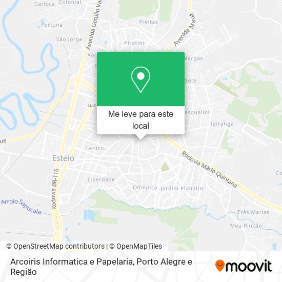 Arcoiris Informatica e Papelaria mapa