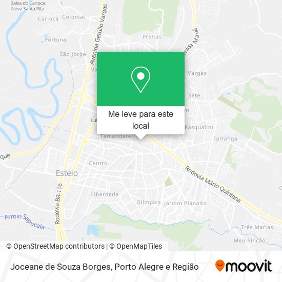 Joceane de Souza Borges mapa