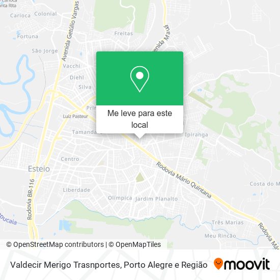 Valdecir Merigo Trasnportes mapa