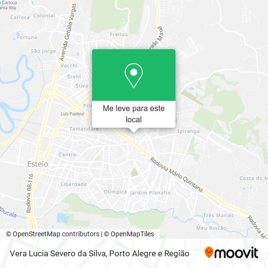 Vera Lucia Severo da Silva mapa