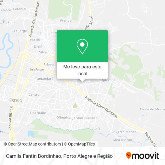 Camila Fantin Bordinhao mapa