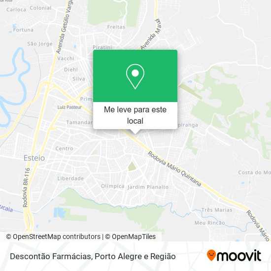Descontão Farmácias mapa
