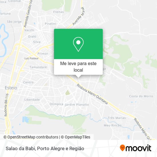 Salao da Babi mapa
