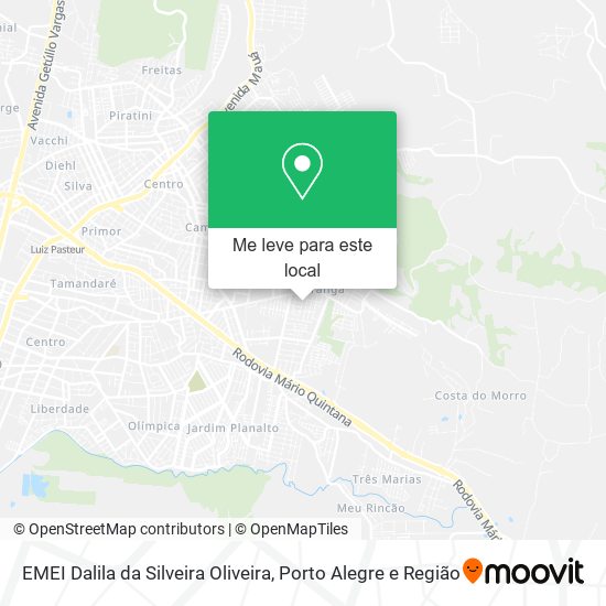 EMEI Dalila da Silveira Oliveira mapa