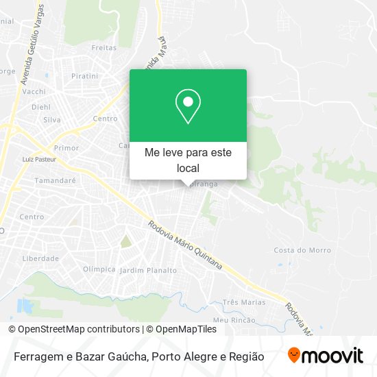 Ferragem e Bazar Gaúcha mapa