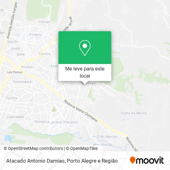 Atacado Antonio Damiao mapa