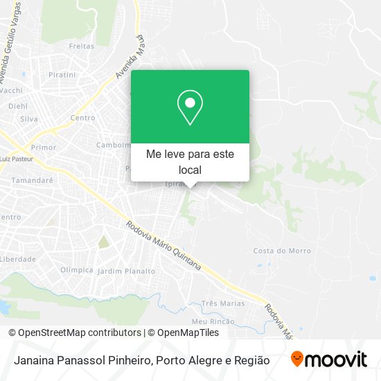 Janaina Panassol Pinheiro mapa