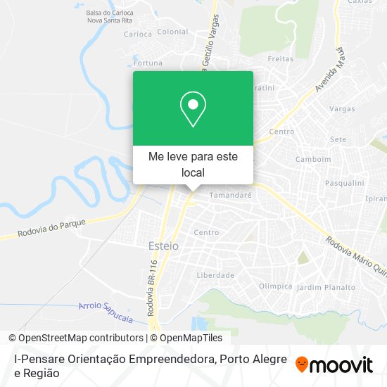 I-Pensare Orientação Empreendedora mapa