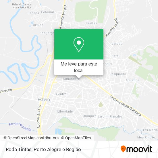 Roda Tintas mapa