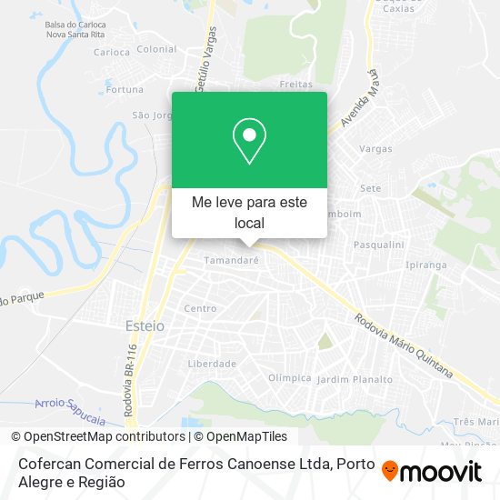 Cofercan Comercial de Ferros Canoense Ltda mapa