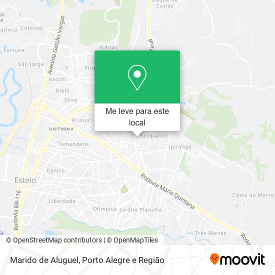 Marido de Aluguel mapa