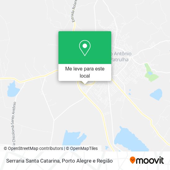 Serraria Santa Catarina mapa