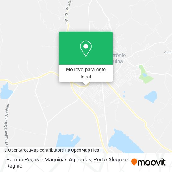 Pampa Peças e Máquinas Agrícolas mapa