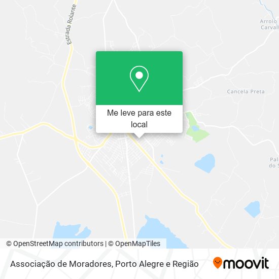 Associação de Moradores mapa