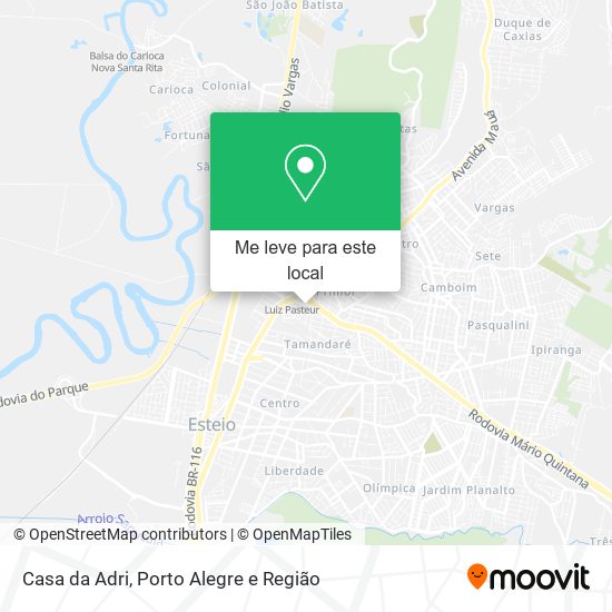 Casa da Adri mapa