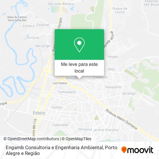 Engamb Consultoria e Engenharia Ambiental mapa