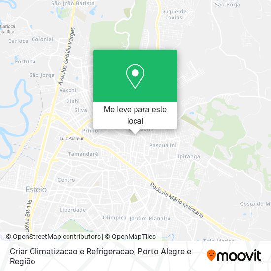 Criar Climatizacao e Refrigeracao mapa