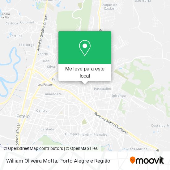 William Oliveira Motta mapa