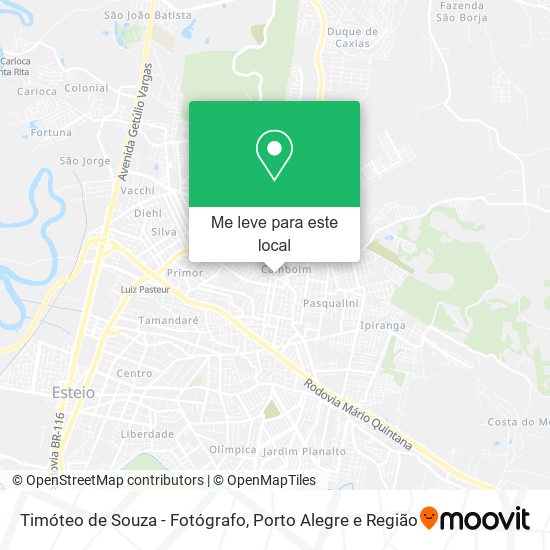 Timóteo de Souza - Fotógrafo mapa