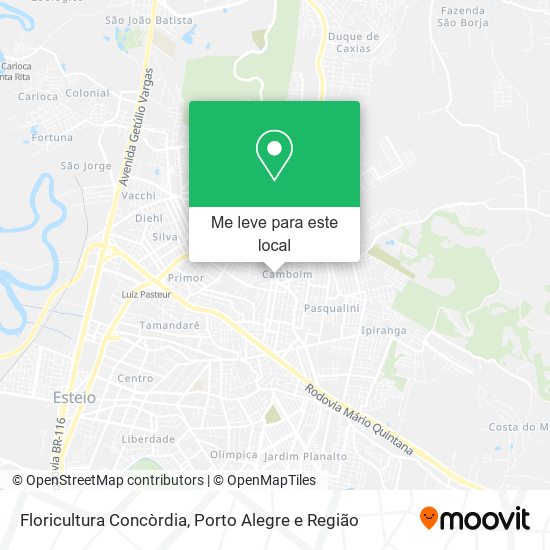 Floricultura Concòrdia mapa