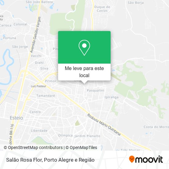 Salão Rosa Flor mapa