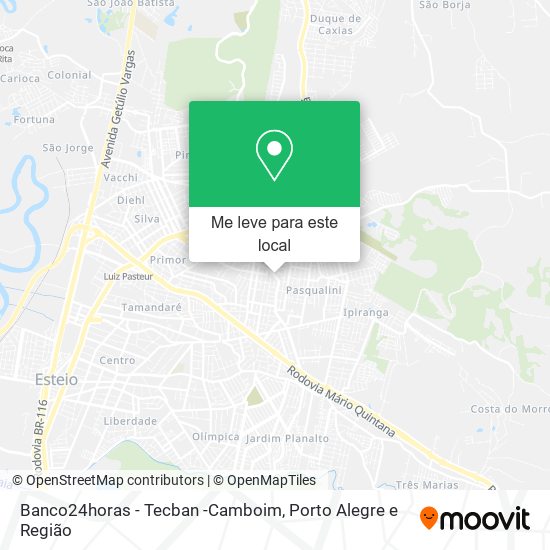 Banco24horas - Tecban -Camboim mapa