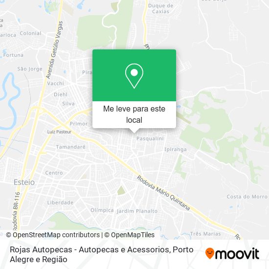 Rojas Autopecas - Autopecas e Acessorios mapa