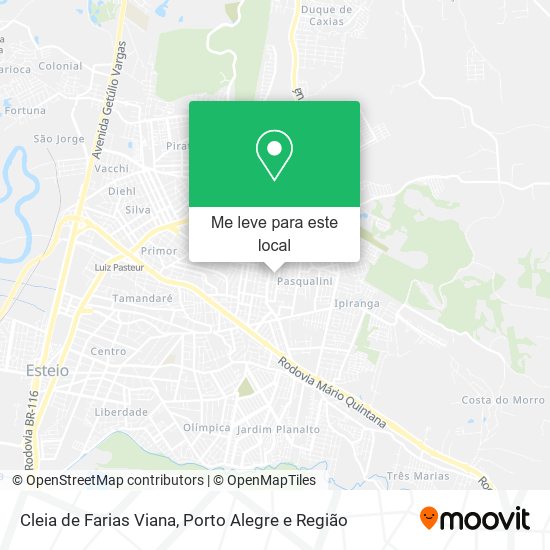 Cleia de Farias Viana mapa