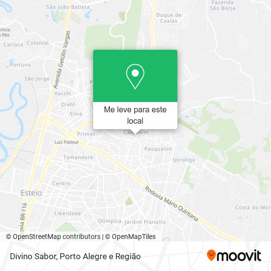 Divino Sabor mapa