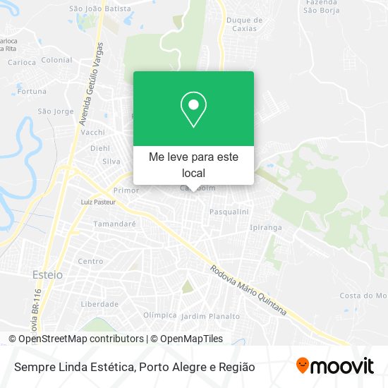 Sempre Linda Estética mapa
