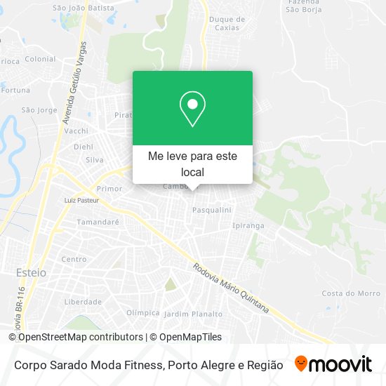 Corpo Sarado Moda Fitness mapa