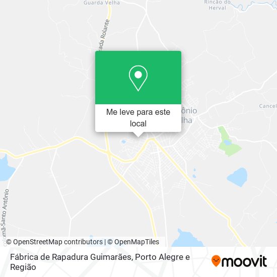 Fábrica de Rapadura Guimarães mapa