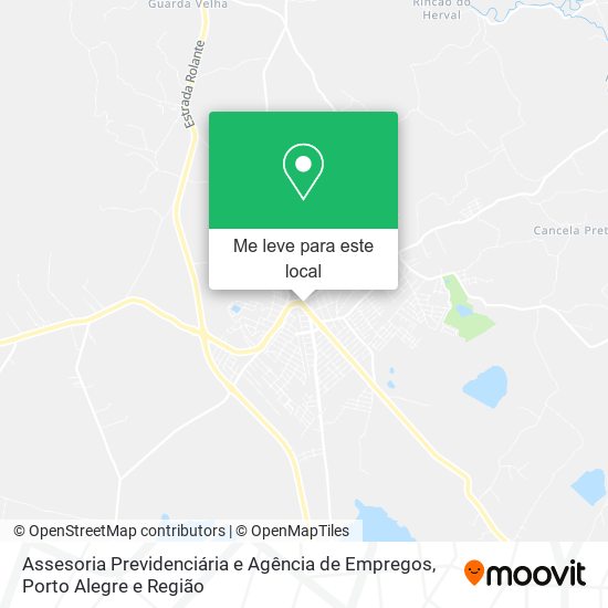 Assesoria Previdenciária e Agência de Empregos mapa