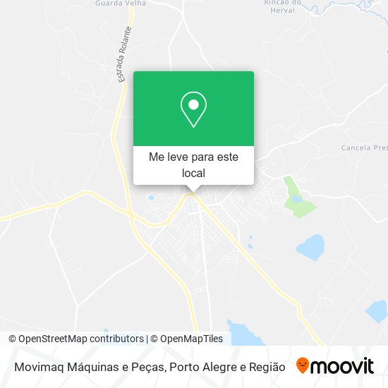 Movimaq Máquinas e Peças mapa