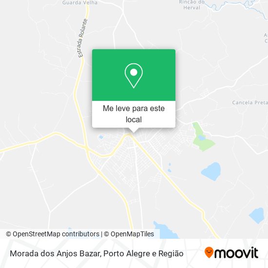 Morada dos Anjos Bazar mapa