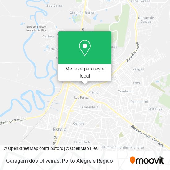 Garagem dos Oliveira's mapa