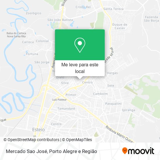 Mercado Sao José mapa