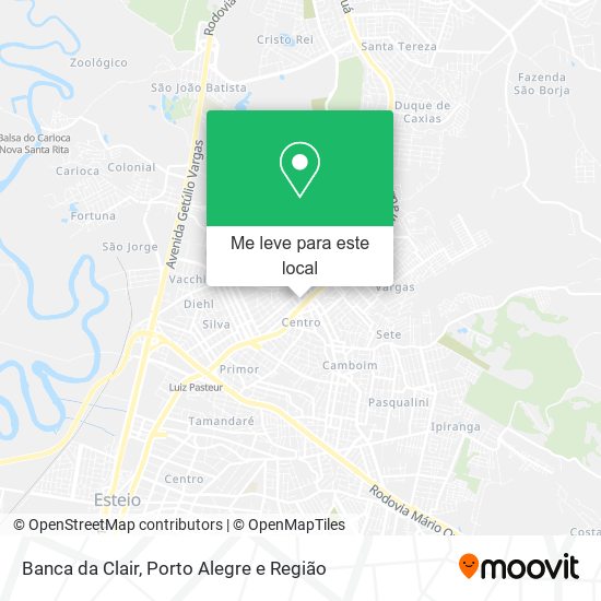 Banca da Clair mapa