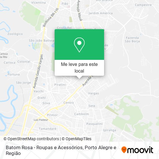 Batom Rosa - Roupas e Acessórios mapa