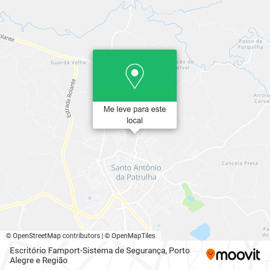 Escritório Famport-Sistema de Segurança mapa