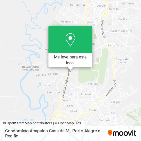 Condomínio Acapulco Casa da Mi mapa