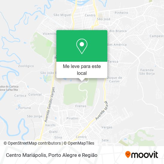 Centro Mariápolis mapa