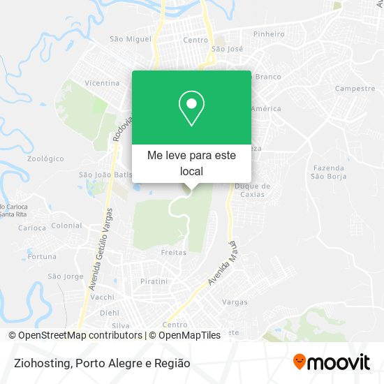 Ziohosting mapa