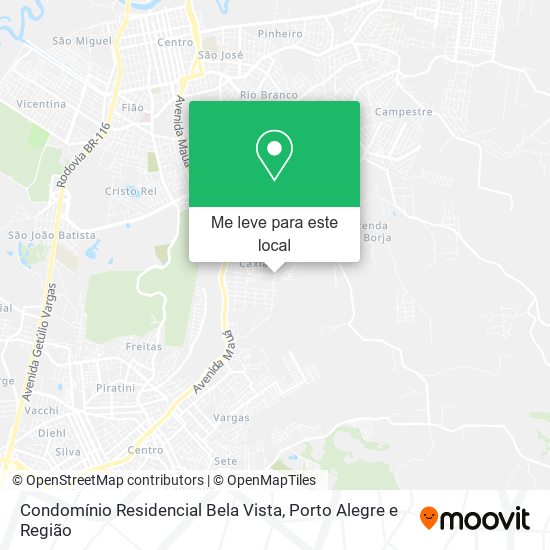 Condomínio Residencial Bela Vista mapa