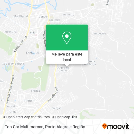 Top Car Multimarcas mapa