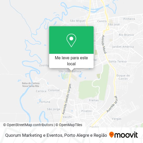 Quorum Marketing e Eventos mapa