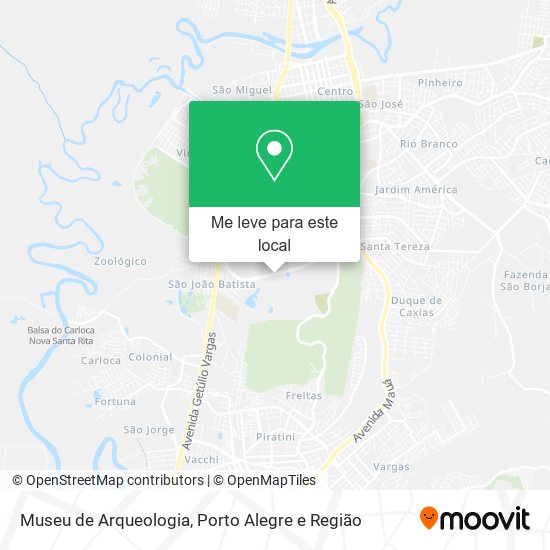 Museu de Arqueologia mapa