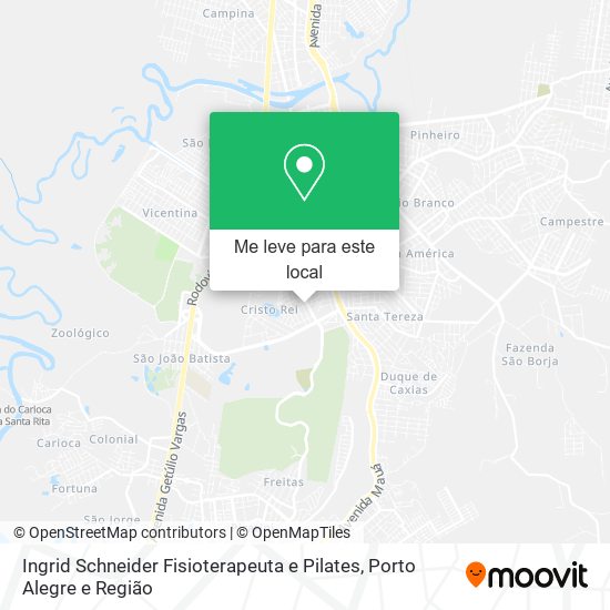Ingrid Schneider Fisioterapeuta e Pilates mapa