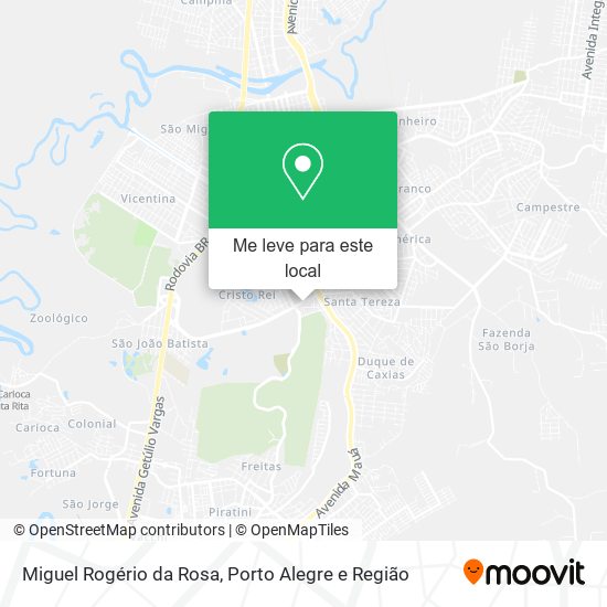 Miguel Rogério da Rosa mapa