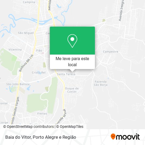 Baia do Vitor mapa